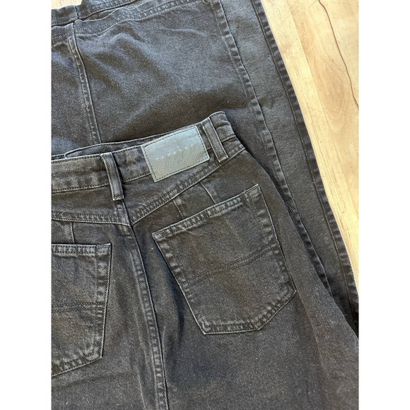 Topshop black denim maxi skirt - Picture 6 of 9